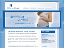 Tablet Screenshot of bimecogroup.com